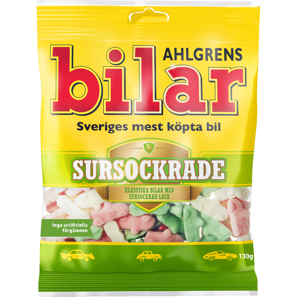 Large Sour Ahlgrens Bilar (marshmallow)