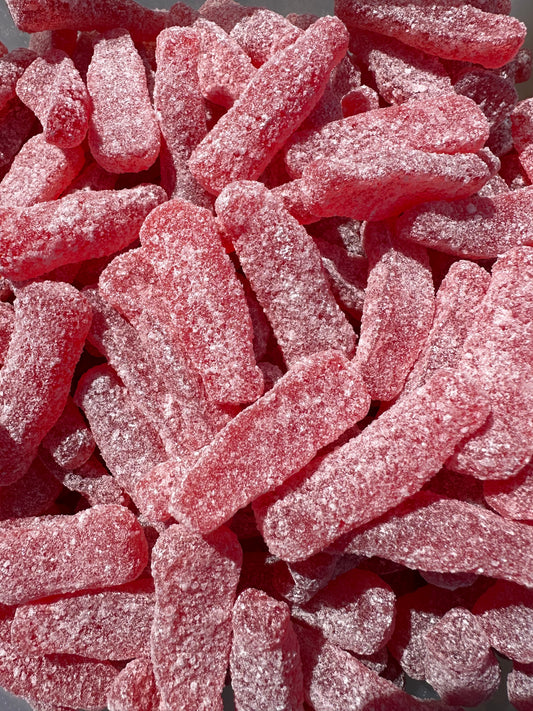 -4oz Super sour raspberry bottles